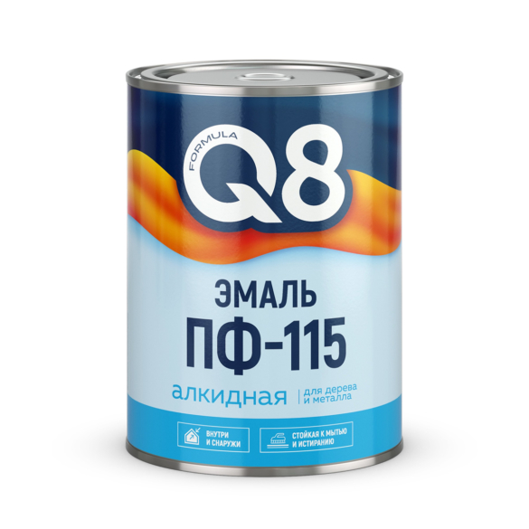 ЭМАЛЬ ПФ-115 "FORMULA Q8" ВИШНЕВАЯ 0,8 КГ (1/14)
